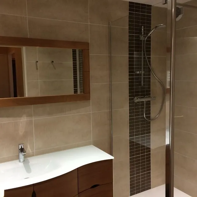 Salle-de-bains rénovée