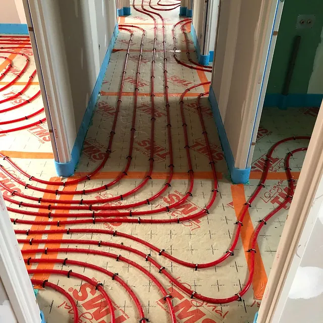 Réseau d'installation sanitaire